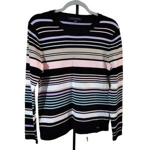 Tommy Hilfiger Women's Multicolored Striped Sweater